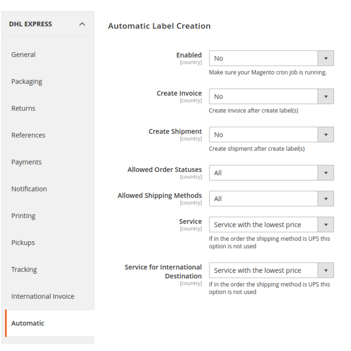 MyDHL Express Comprehensive Shipping for Magento® 2.x
