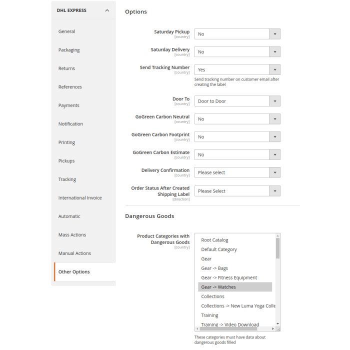 MyDHL Express Comprehensive Shipping for Magento® 2.x