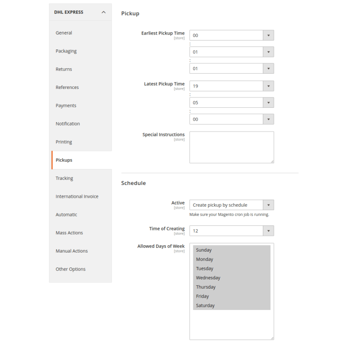 MyDHL Express Comprehensive Shipping for Magento® 2.x