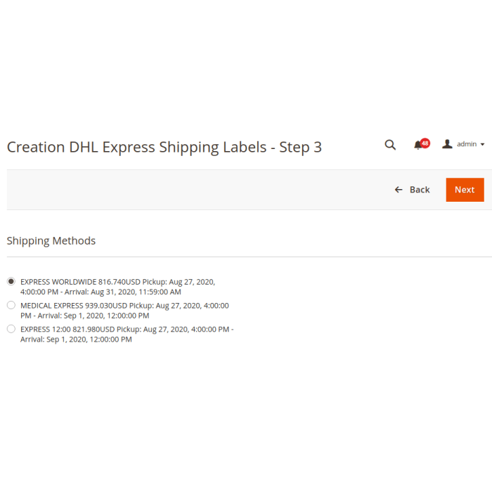 MyDHL Express Comprehensive Shipping for Magento® 2.x